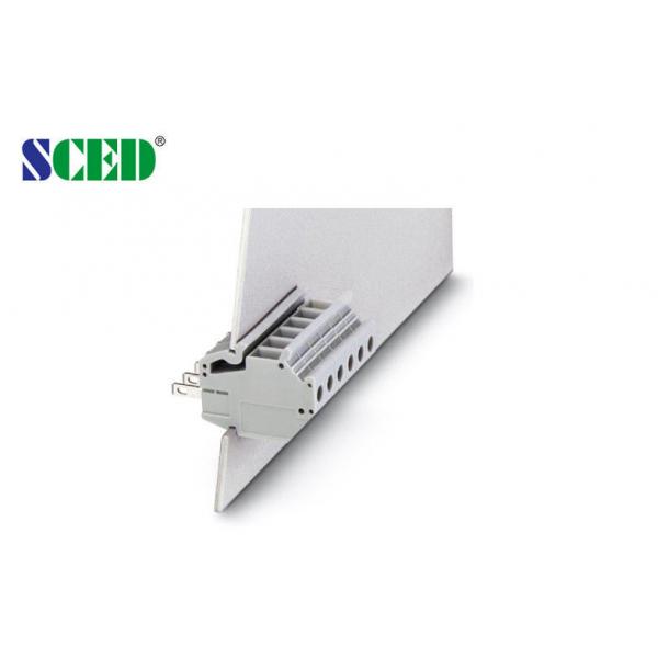 Quality Through Panel Mount Terminal Blocks Vertical Wire Inlet Feed Through for sale
