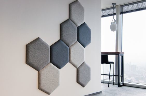 Quality Meeting Room Polyester Fiber Acoustic Panel Sound Absorbing Durable for sale