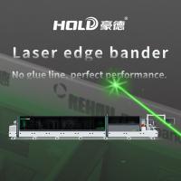 China 3kw Laser Wood Edge Banding Machine Belt Feeding PLC Control factory