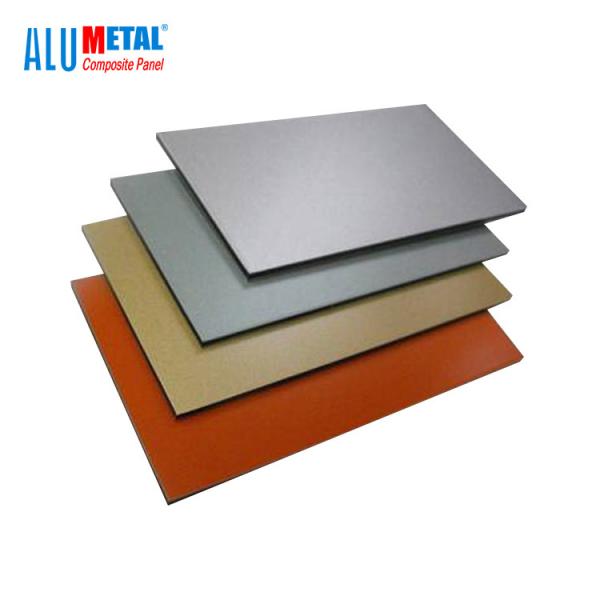Quality 1220x2440mm Brushed PVDF Aluminum Composite Panel Sheet 5mm AA1100 for sale