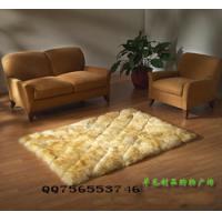 China Natural Real Sheepskin Throw For Bed Home Decor OEM factory