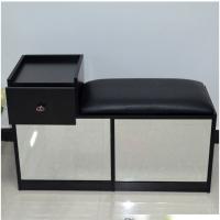 China Black Knock Down Package Space Saving Entryway Shoe Bench factory