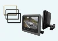 China CE FCC ROHS 9&quot; Car Roof DVD Player Headrest With Interchangeable Color Skins . factory
