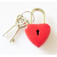 China Red Heart Shaped diary Lock for Stationery factory