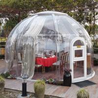 Quality Outdoor 6m Geodesic Dome Diameter 5m Transparent Igloo Tent for sale