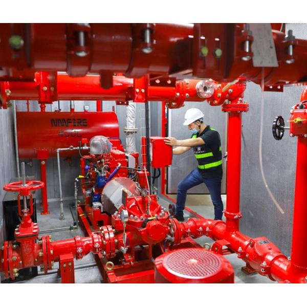 Quality Centrifugal Skid Mounted Fire Pump Single Stage For Pipelines Bureaus for sale