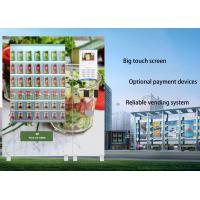 China Non-touch Healthy Vending Machines For Salad With Refrigerator Remote Control Platform factory