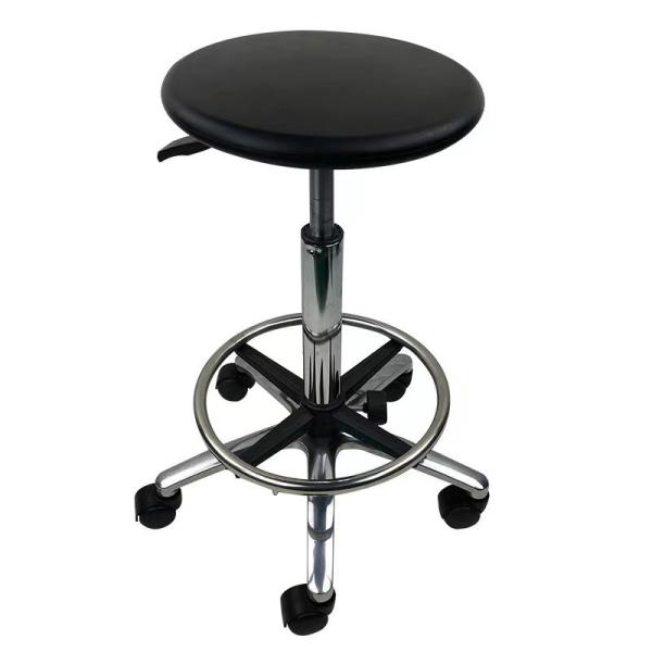 Quality 440*410mm ESD Saddle Swivel Chair Injection Molded Backrest Esd Stool Chair for sale