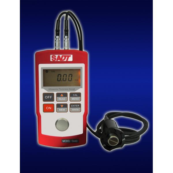 Quality Portable Ultrasonic Thickness Gauge 0.7mm - 300mm Pulse Echo With Dual Probe for sale
