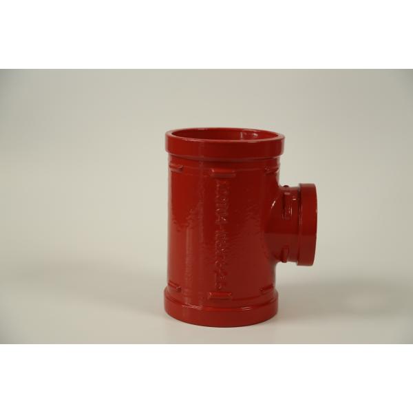 Quality Epoxy spraying Grooved Tee Fittings Ductile Iron Tee Fittings CCC for sale