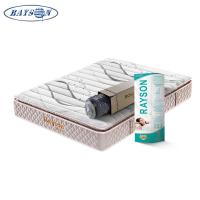 China Rayson Hybrid Memory Foam Pillow Top Pocket Coil Spring Mattress factory