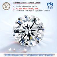 China CVD DEF VS VVS Round Brilliant Cut 3ct + Lab Grown Diamonds IGI Certificate Wholesale Factory Supplier factory