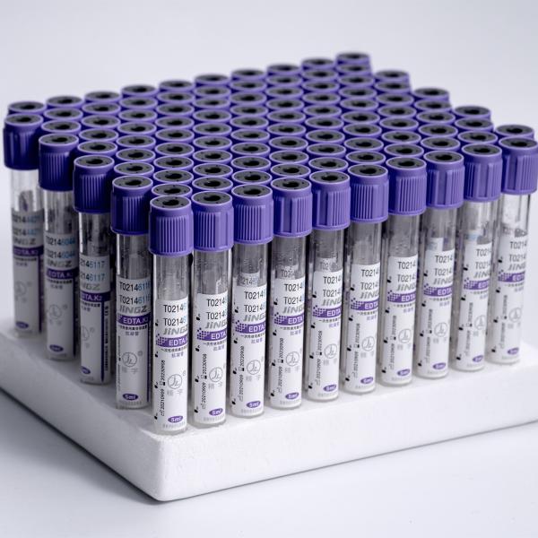 Quality Purple Cap Vacuum K3 EDTA Blood Collection Tube Radiation Sterilization for sale