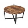 China Round Coffee Table For Sale, Industrial Coffee Table, Living Room Furniture, ULCT88X factory