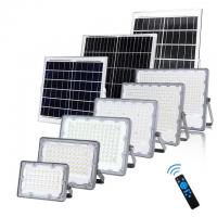 China 100w High Powered LED Solar Flood Lights With Motion Sensor Outdoor Dusk To Dawn factory