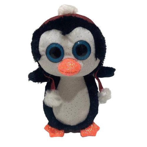 Quality 18cm 7.09 Inch Christmas Plush Toys Penguin Stuffed Animal Recording Repeating for sale