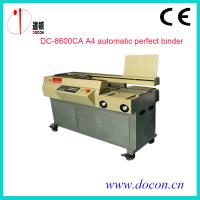 China DC-8600CA hot melt glue binding machine factory