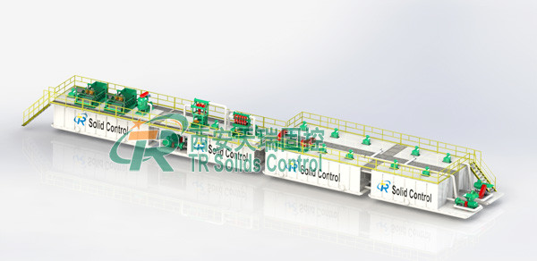 China High Capacity Oil and Gas Drilling Mud System / Oil Drilling Solids Control System factory
