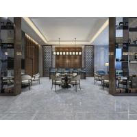 China 500SQM SGS Marble Flooring Tiles , Grey End Interior Floor Tile 80x80cm factory