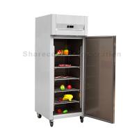 China 580L Stainless Steel Commercial Freezer Minus 22 Degree Single Door Upright Freezer for sale
