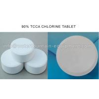 China 200g / Tablet Swimming Pool Chemicals Chlorine Tablet For Recycling Water factory