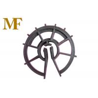 China Formwork Accessories Plastic Rebar Spacer , Plastic Concrete Rebar Wheel Spacer factory