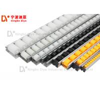 China Work Table Sliding Roller Track , Heavy Duty Roller Track With PU Material factory