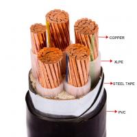 China 4+1 Copper Core YJV22 Armoured Electrical Cable XLPE Insulated for sale