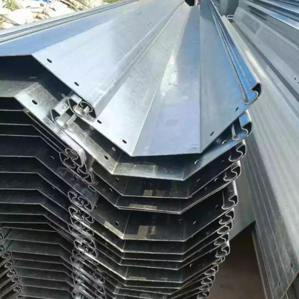 Quality 10m 12m Greenhouse Metal Frame Parts Lock Channel Metal Greenhouse Guttering for sale