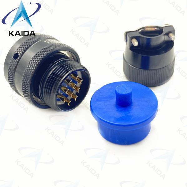 Quality 10 Contacts Plug Round Pin Electrical Connector -55C To 125C Circular Connector Plug for sale