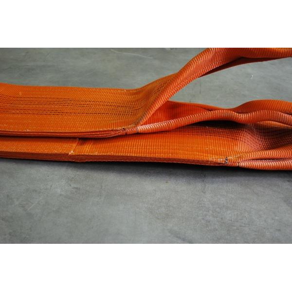 Quality Orange 24 Tonne 300mm width  flat Polyester Webbing Sling for sale