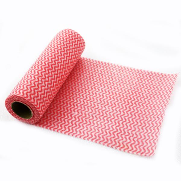 Quality Spunlace Non Woven Disposable Cleaning Kitchen Wipe Fabric Roll for sale