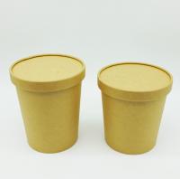 China Straight - Sided Eco Friendly Paper Bowls Flat Transportation Disposable factory