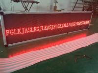 China Energy - saving Message Text Dual Tri Color Scrolling Traffic LED Sign P10mm on the Highway Traffic factory