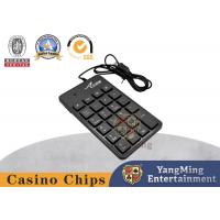 China Electronic  Entertainment Poker Table Mini Corded Keyboard factory