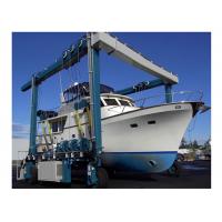 China 1200t Mobile A5 Rubber Tired Gantry Crane Yacht Handling Boat Lifting for sale
