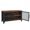 China TV Cabinet with Steel Doors and Cabinet, Modern Particleboard TV Stand, TV Stand Furniture, LSC051B01 factory