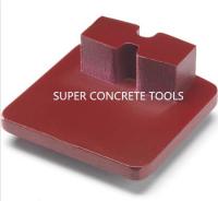 China Redi Lock Single H Seg Concrete Floor Grinding Polishing Plate factory