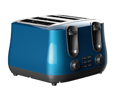Quality OEM ODM 4 Slice Toaster Bread Toaster Machine 6 Time Setting for sale