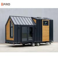 China Detachable container Tiny Prefab House Trailer Modern Outdoor Camping Cozy Home On Wheels for sale