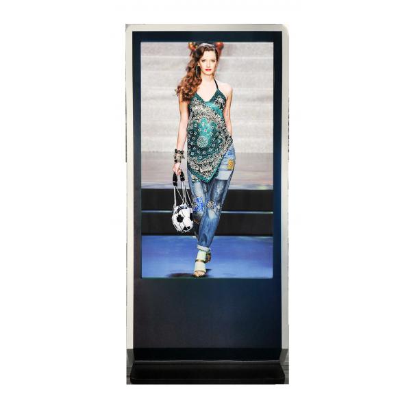Quality 500nits Floor Standing Touch Screen Kiosk 55 Inch Digital Signage Display for sale