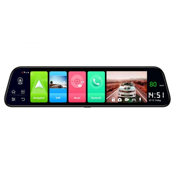 Quality 12 Inch ADAS 4G Car DVR FHD1080P Rearview Mirror Car Recorder 32GB GPS Navigation for sale