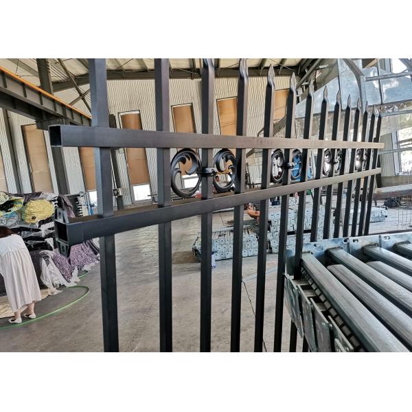 Quality Square Post Spear Top 1030mm Height Tubular Steel Fence for sale