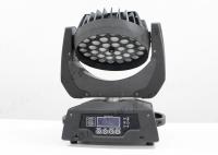 China DMX Zoom LED Moving Head Wash Light 36*18W RGBWAUV 6in1 For Stage Wedding factory