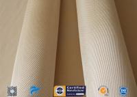 China 1.3mm Heavy Weight Insulation Fiberglass Fabric 96% SiO2 Content Silica Cloth factory