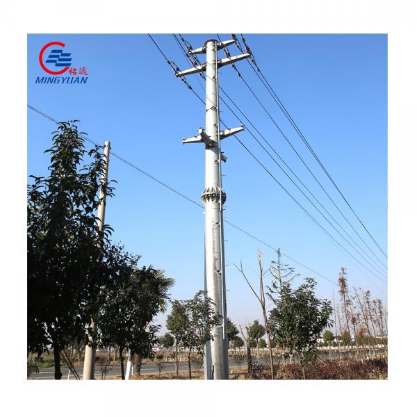 Quality 138kV Gantry steel poles Communication power transmission tower for electric transmission line for sale