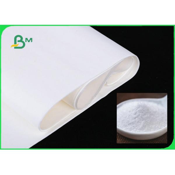 Quality FDA 45gram 50gram MG White Kraft Paper Roll With FSC Certificate Acid Free for sale