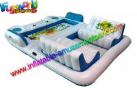China Giant 6 Person Inflatable Raft Pool / Inflatable Pool Floats for Adults factory