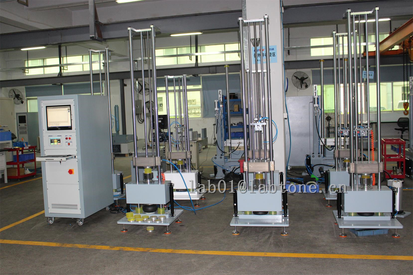 China Half Sine Mechanical Shock Test System 50g 11ms , 150g 6ms Meet IEC62133 factory