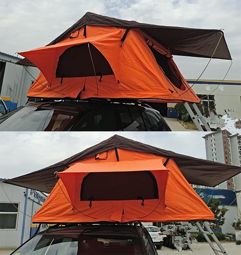 Quality Off Road 4 Person Roof Top Tent Easy Assembling 233*140*123cm Inner Size for sale